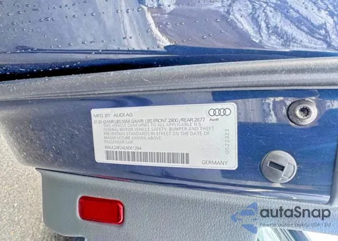 2020 Audi A6 Premium Plus из США, поврежденный, VIN WAUL2AF24LN061264